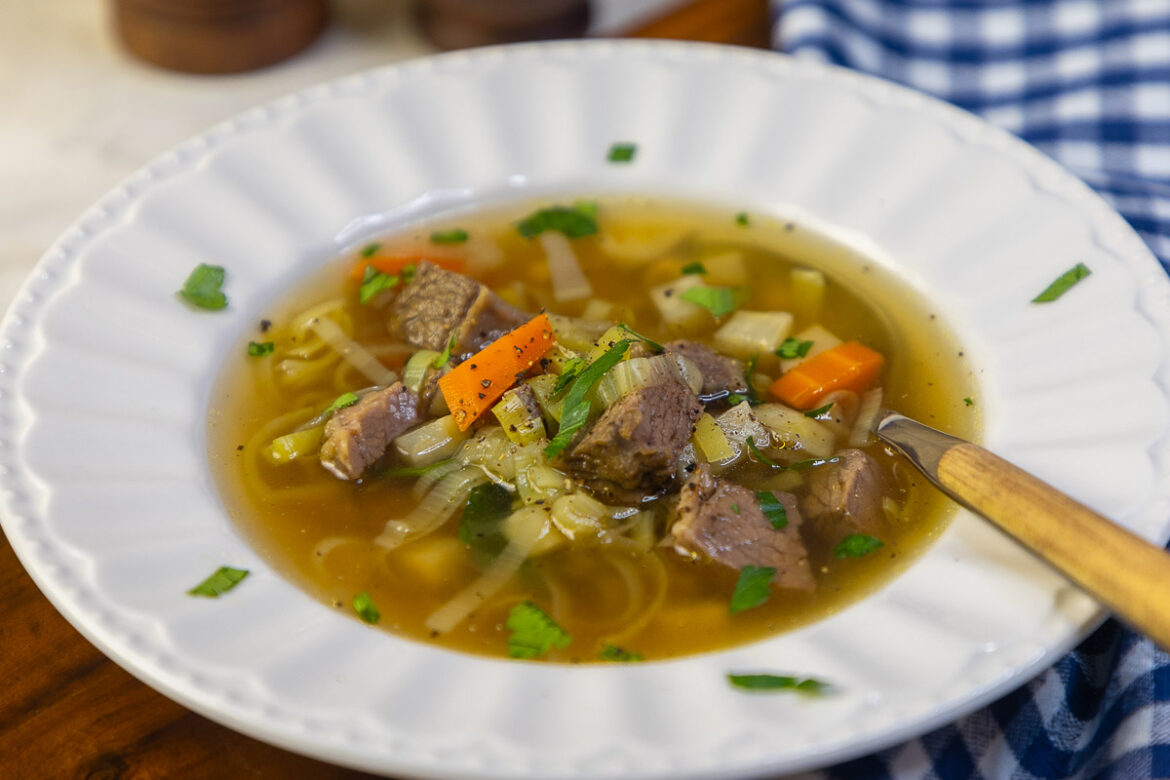 Rindfleischsuppe
